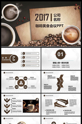 西餐厅咖啡产品介绍下午茶咖啡厅PPT